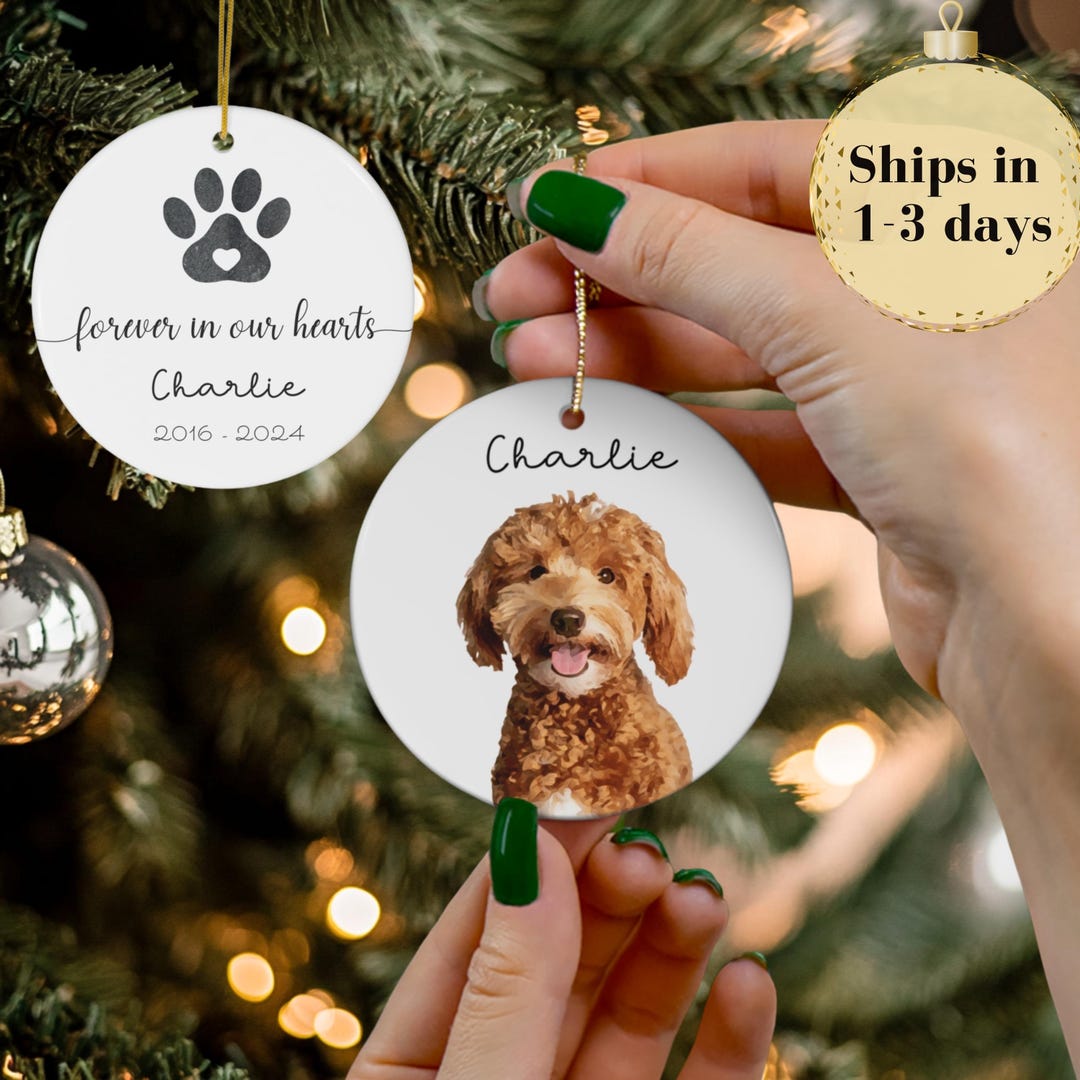 Dog Cat Loss Keepsake Forever Loved Gift, Pet Watercolor Memorial ...