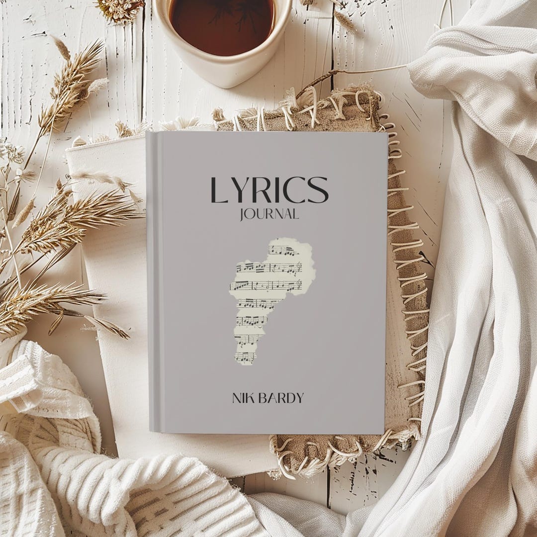 Personalized Musical Notebook Lyric Journal Custom Songwriting Notebook ...