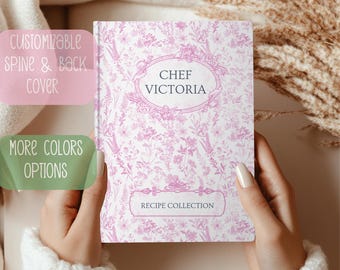 Personalized Recipe Book Gift for Grandma Custom Family Cookbook Name Recipe Book for Mom Aunt Mothers Day Nana Gigi Gift for Grandparents