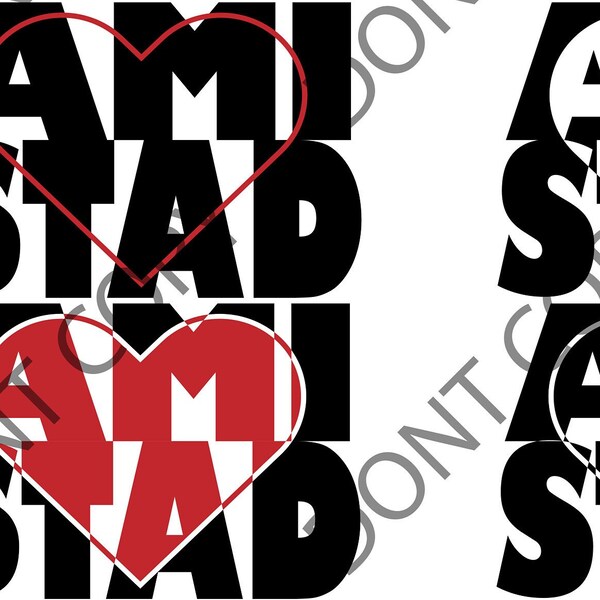 NEW Amistad Ron Clark House Symbol Tee Shirt Design Printable PNG SVG Cut File Heart School Spirit