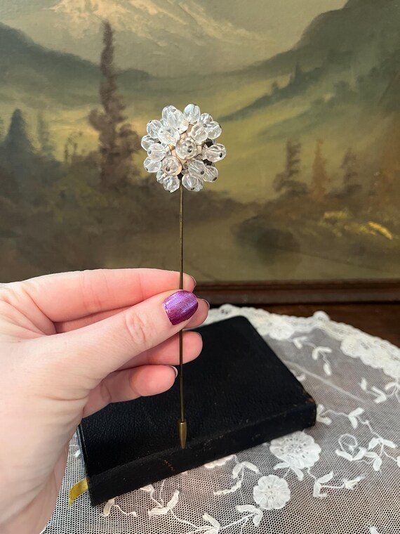 Antique Glass Bead Hat Pin, Early 1900s Collectible J… - Gem