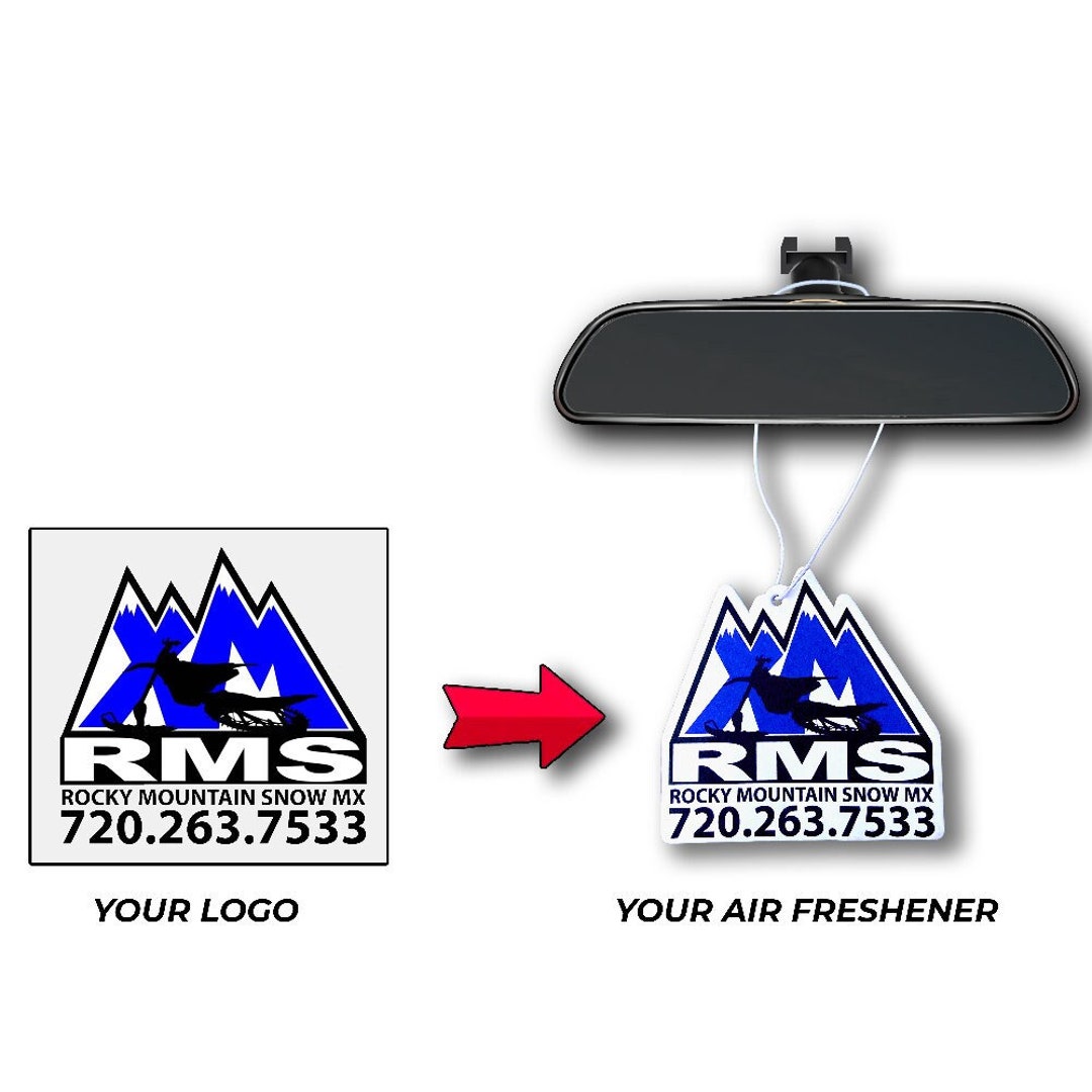 BULK Custom Diecut Air Fresheners With Your Business Logo Etsy