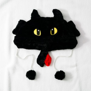 Toothless Hat Lightfury Cozy Plush Hat How to Train Your Dragon HTTYD Stuffed Cap Gift