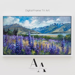 Samsung Frame TV Digital Art | Instant Download | New Zealand Scenery in Spring