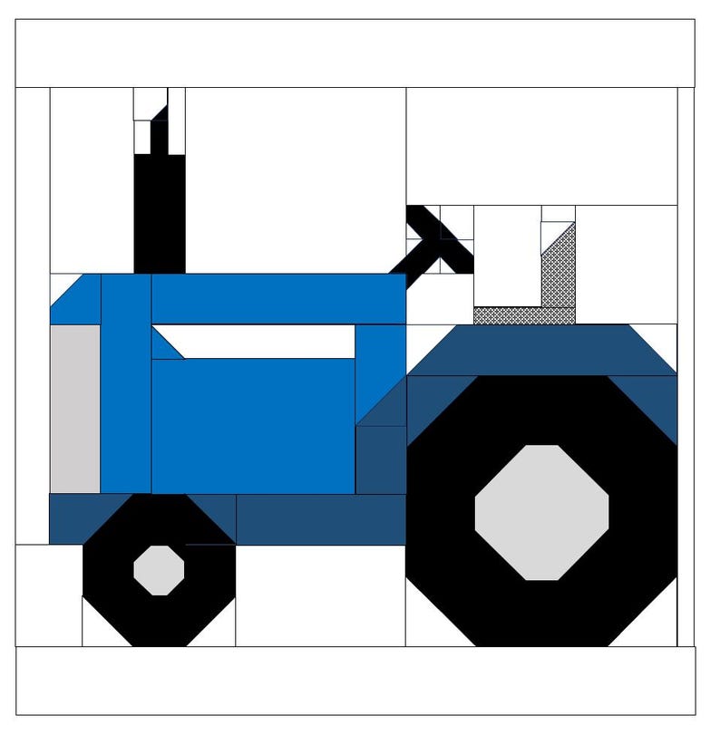 Printable Graph Tractor Pattern Tractor 10