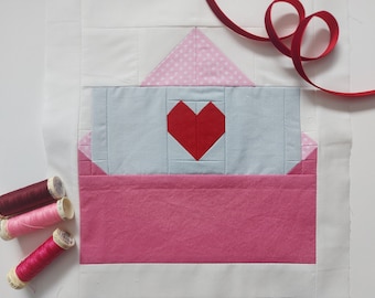 Love Letter PDF Quilt Block Pattern