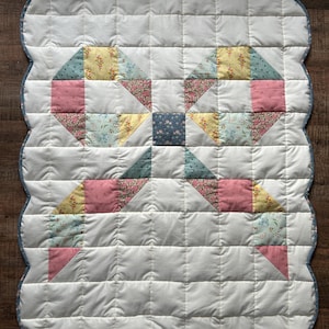 Patchwork Bow PDF Crib Quilt Pattern