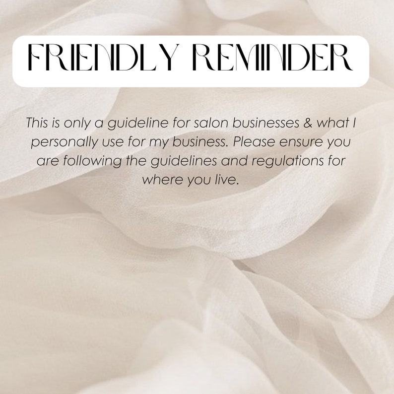 Salon Policies for Beauty Business, Printable Policy for Beauty Nail Salon Policies for Beauty Business, Printable Policy for Beauty Nail