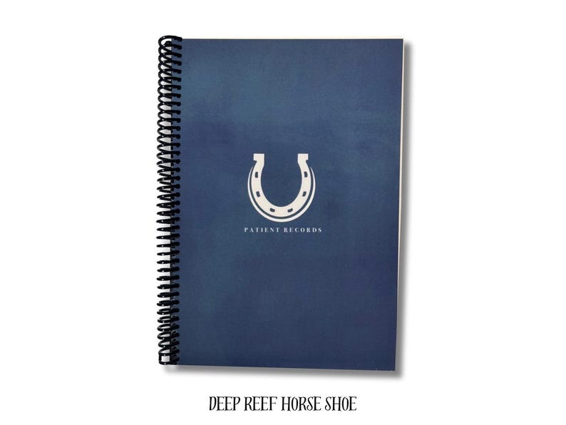 Blue Log Notebook Equine Case Log Notebook - Etsy