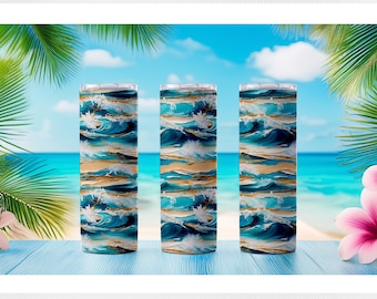 Tumbler Mockup Bundle: Skinny Tumble Wrap PSD Vorlagen (Digitaler Download)