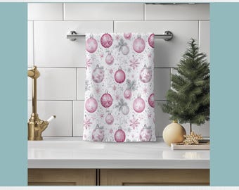 Christmas Tea Towel Mockup PSD: Festive Kitchen Design (Digital Download