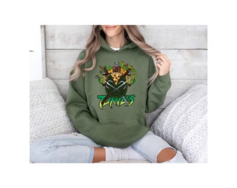 TMNT, classic, cartoon hoodie, nostalgia, 2003, Pizza, turtles in the half shell, turtle power