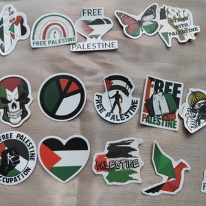 Palestine Stickers,Love and Peace,Laptop Sticker,Laptop Decals,Waterbottle Sticker,Waterproof Sticker,Skateboard Sticker,Luggage Sticker,Notebook Sticker,Kindle Sticker,Phone Sticker,Vinyl Sticker