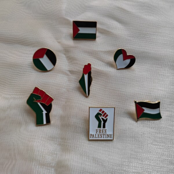 Palestine Flag Pin,Palestinian Pin,Socialist Flag,Hat Pin,Freedom Pin,Palestine,Resistance Pin,Free Palestine Pin