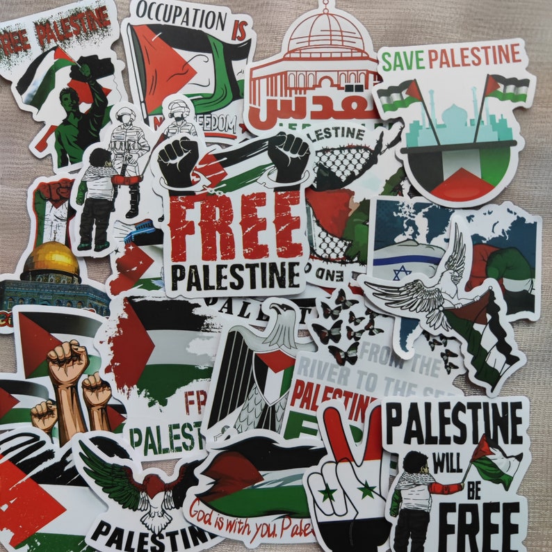 Palestine Stickers,Love and Peace,Laptop Sticker,Laptop Decals,Waterbottle Sticker,Waterproof Sticker,Skateboard Sticker,Luggage Sticker,Notebook Sticker,Kindle Sticker,Phone Sticker,Vinyl Sticker