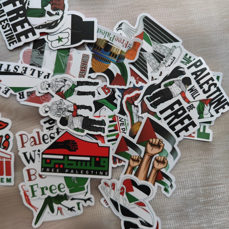 Palestine Stickers,Love and Peace,Laptop Sticker,Laptop Decals,Waterbottle Sticker,Waterproof Sticker,Skateboard Sticker,Luggage Sticker,Notebook Sticker,Kindle Sticker,Phone Sticker,Vinyl Sticker