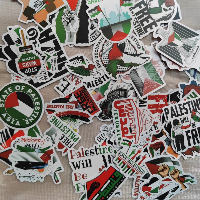 Palestine Stickers,Love and Peace,Laptop Sticker,Laptop Decals,Waterbottle Sticker,Waterproof Sticker,Skateboard Sticker,Luggage Sticker,Notebook Sticker,Kindle Sticker,Phone Sticker,Vinyl Sticker