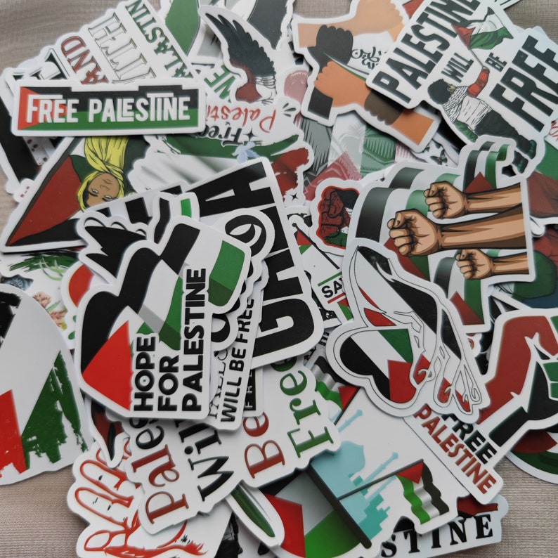 Palestine Stickers,Love and Peace,Laptop Sticker,Laptop Decals,Waterbottle Sticker,Waterproof Sticker,Skateboard Sticker,Luggage Sticker,Notebook Sticker,Kindle Sticker,Phone Sticker,Vinyl Sticker