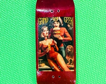 Handmade Fingerboard Deck 34mm "Hampira" Horror Series