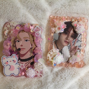 Decoden Toploader, Premade Design, Deco Toploader, Protective Case for Photocards, Kpop Decorated Photocard Holder and Protector