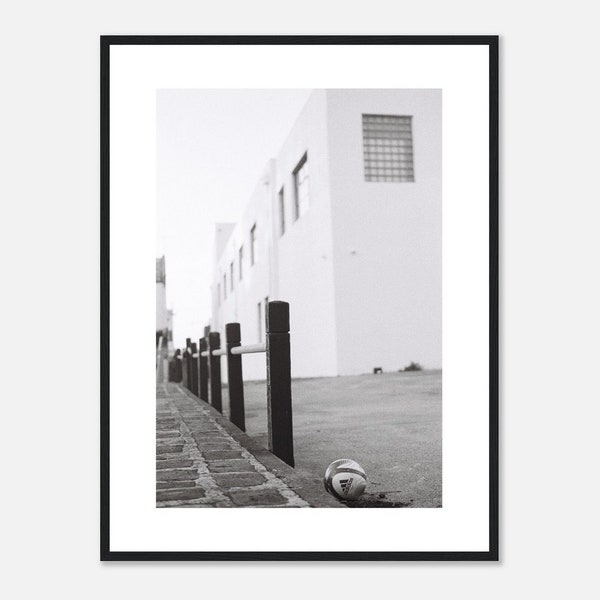 Abandoned Laneway Game - Premium Matte Paper Wooden Framed Poster