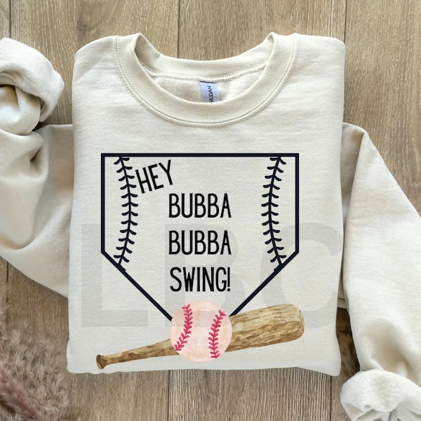 Hey Bubba Swing PNG Baseball Digital Download PNG Baseball Brother Baseball Sibling Hey Bubba Bubba Swing Baseball PNG Svg