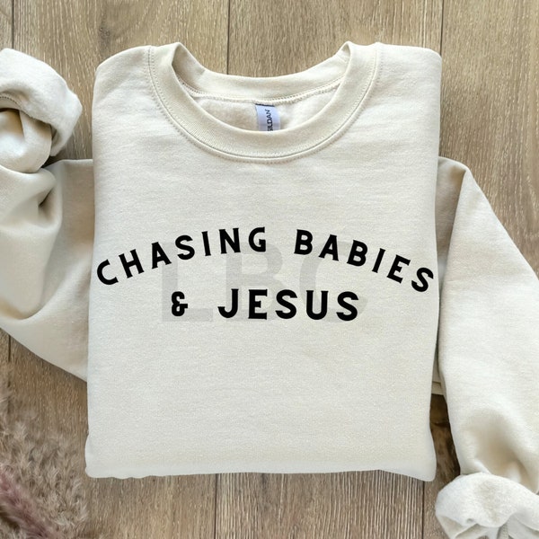 Chasing babies & Jesus png chasing babies digital download Jesus svg chasing babies svg mama svg png mama shirt mama digital png babies png
