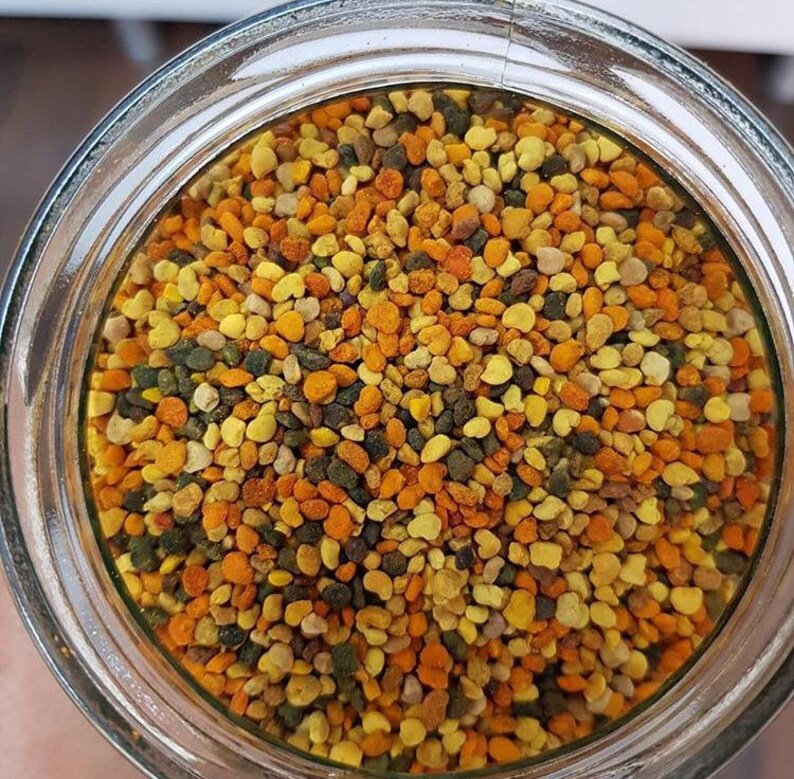 Season 2024 Bee Pollen Natural Bee Pollen collected in Ecological meadows 14,1 oz 400gr Collected in Europe Free Gift Wooden Spooen image 9