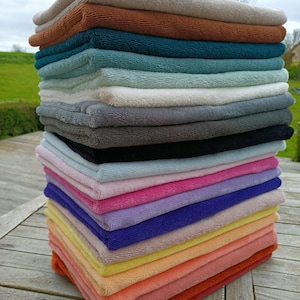 Tissu éponge bambou, Micro éponge bambou, Éponge bambou ultra doux, Tissu éponge de bambou, Coupon éponge bambou, Velour de bambou, Bambou