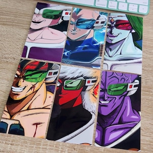 DBZ Scouter Villian Peeker Decal Waterproof Vinyl Sticker, Laptop Sticker, Water Bottle Sticker