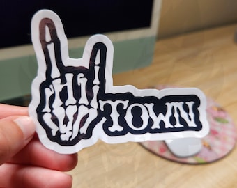 H-Town Waterproof Vinyl Sticker, Laptop Sticker, Kindle Sticker, Water Bottle Sticker