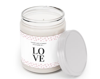 Pink | Soy Wax Candle | BFF Gift | Love Gifts For Her | Valentine's Day | Motivational Candle | Positivity Gifts For Her