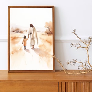 Jesus Wall Art, Printable Art, Jesus Print, Jesus Poster, Jesus painting, Bible Art, Christian Decor, Jesus Portrait, Digital Print