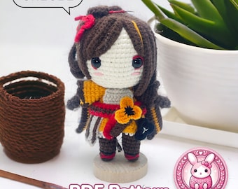 Chiori - Genshin Impact - Patron au crochet / Amigurumi