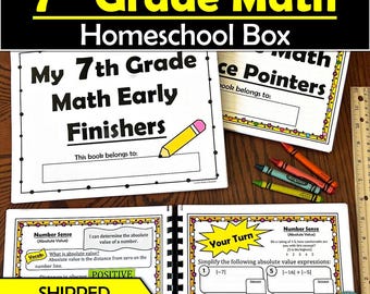 All 7th Grade Math Homeschool Box Bundle