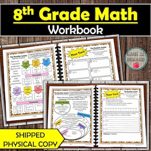 8th Grade Math Workbook