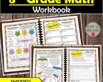 8th Grade Math Workbook
