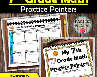 7th Grade Math Practice Pointers (Physical Product)