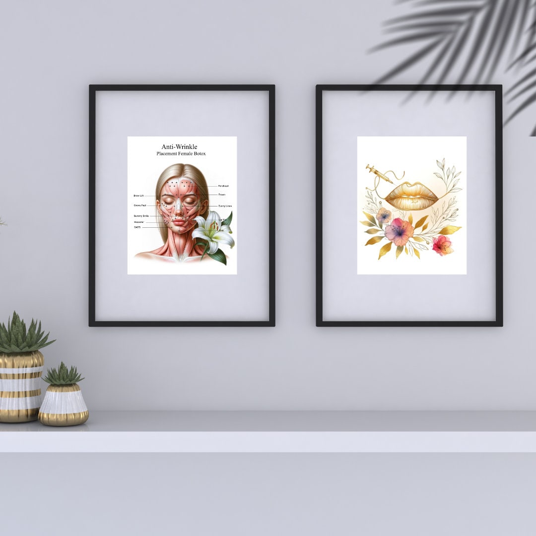 Facial Anatomy Art, Face Anatomy Poster, Facial Filler, Facial Muscles