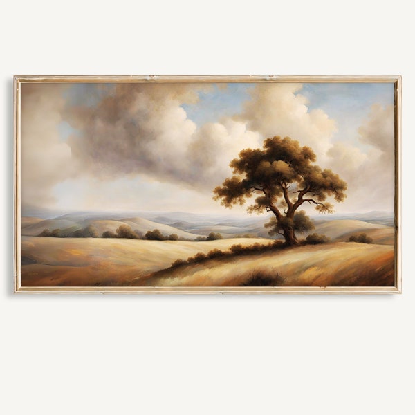 California Oak Tree Tv Frame Tv Art Wallpaper Tv Oak Trees Landscape Frame Tv Impressionism Landscape Tv California Landscape Tv Frame Tv 46