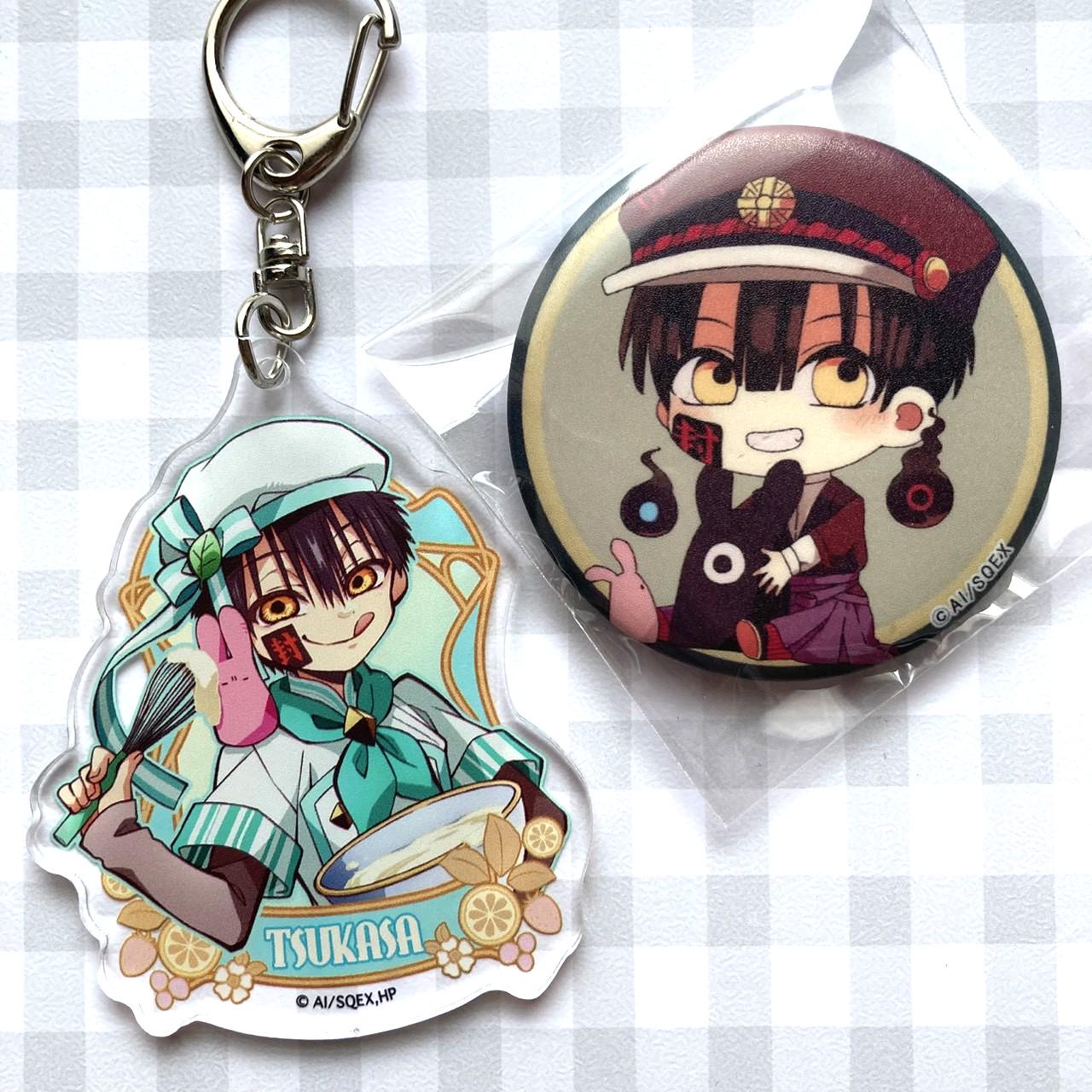 Official USED SET Toilet-bound Hanako-kun Yugi Tsukasa Badge and