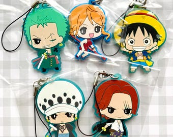Official 2015/2019 5.5 - 5.8 cm Chibi OP Rubber Keychain (pick from 5 designs!)