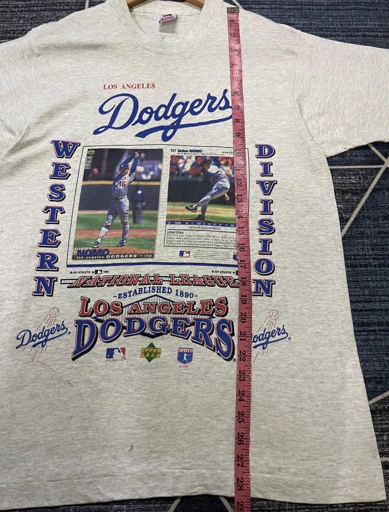 ヴィンテージ 1995 MLB ロサンゼルス・ドジャース 野茂英雄 Tシャツ