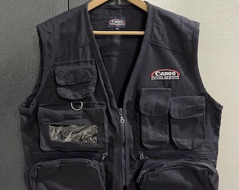 Vintage Canon Tactical Vest Jacket Canon Streetwear - Etsy UK
