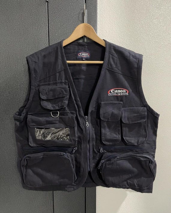 Vintage Canon Proteam Photographer Vest - Etsy