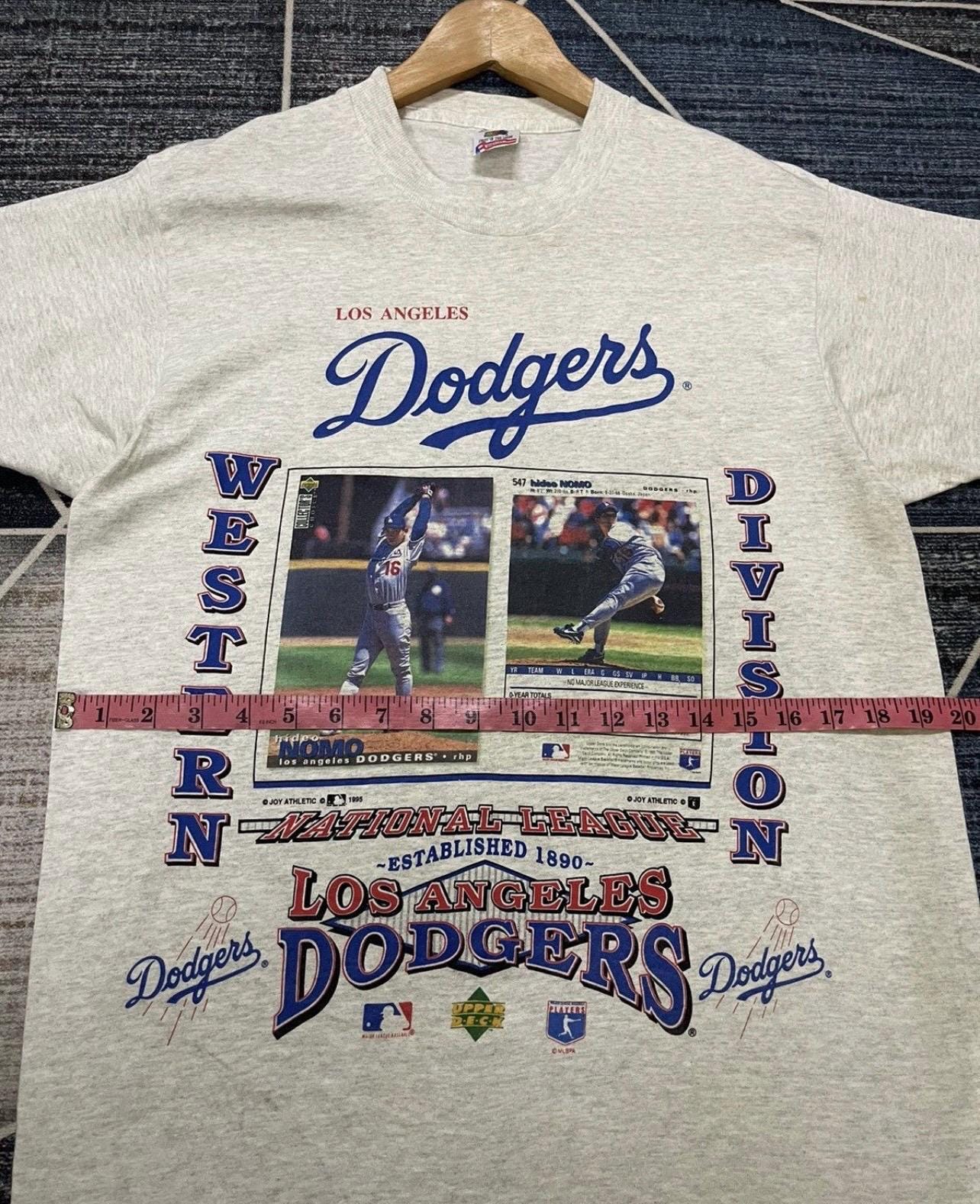 ヴィンテージ 1995 MLB ロサンゼルス・ドジャース 野茂英雄 Tシャツ 
