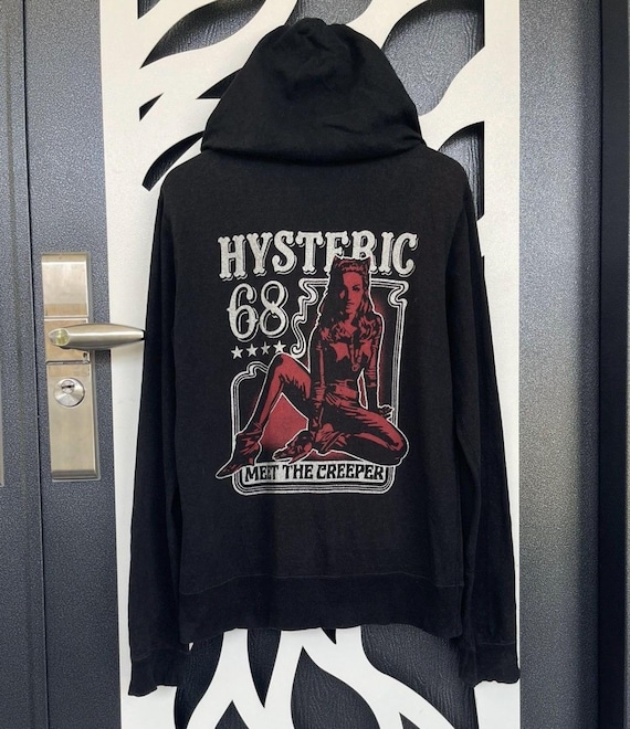Hysteric Glamour Devil Night Hoodie - Etsy