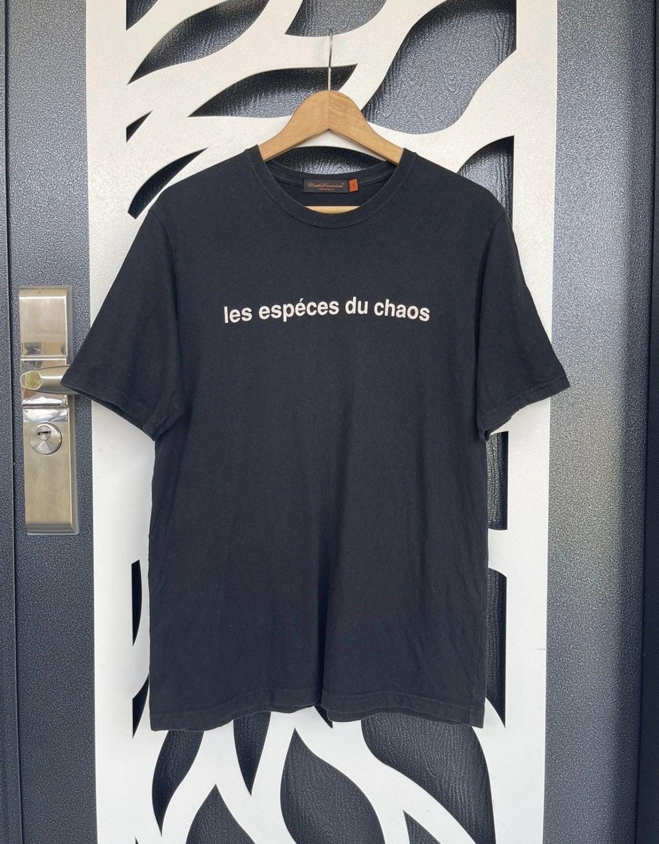 Undercover Records Les Especes Du Chaous Black Tee - Etsy UK