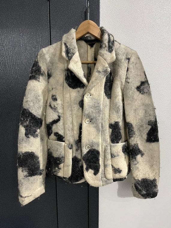 コムデギャルソン アウター AD1995 ビンテージ Vintage AD1995 Comme Des Garcons Wool Jacket - Etsy