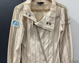 Giacca con zip asimmetrica Diesel